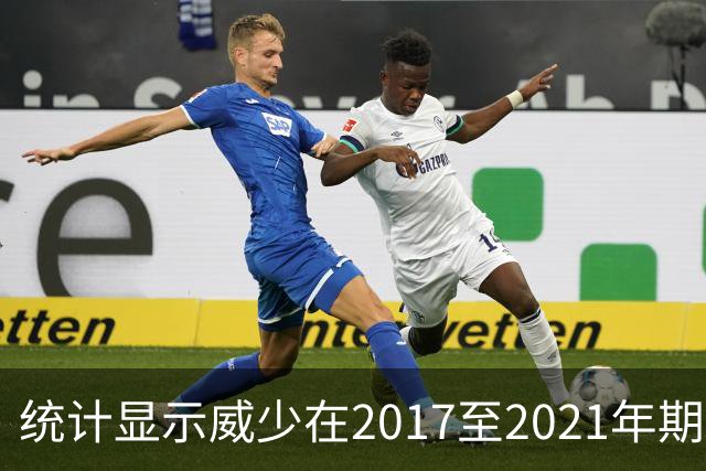 统计显示威少在2017至2021年期间表现超凡